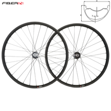 amoy Offset MTB carbon wheelset 29er hookless carbon wheels 40W * 25D XC MTB bike wheels hand mountain wheelset 2024 - buy cheap