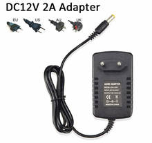 Universial AC/DC 12V 2A 24W Power Supply Charger Adapter For RGB LED Strip Light led bar light LED Grow lamp lighting x 300pcs 2024 - buy cheap