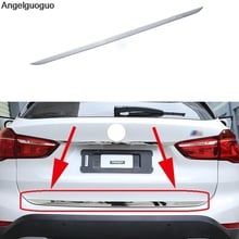 Angelguoguo 1 PCS Car Rear Boot Trunk Lid Molding Cover Trim For BMW X1 F48 2016 2017 (Shiny  and matt option) 2024 - buy cheap