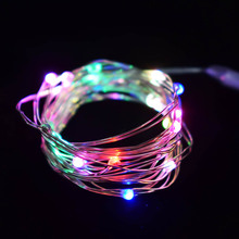 20 LED Copper Wire Fairy Garland Lamp LED String Lights Christmas Wedding Home Party Decoration Battery Powered xmas Decor 2M 2024 - buy cheap