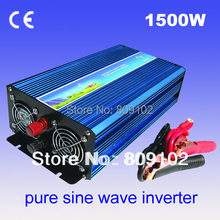 Off Grid 1500w DC12V/24V, AC110V/220V, Pure Sine Wave Solar Inverter or Wind Inverter, Surge 3000w,50Hz/60Hz , Single Phase 2024 - buy cheap
