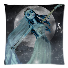 Corpse Bride Pattern Square 18X18inch Sofa Decorative Throw Pillow Case Home Cotton Line Cushion cojines Covers 2024 - buy cheap