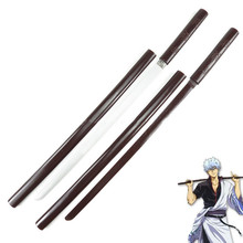 Espada de Anime GINTAMA Gintoki Sakata "Toyako", espada de madera, Arma de hoja de Anime, accesorios de Cosplay, arma para Halloween, envío gratis 2024 - compra barato