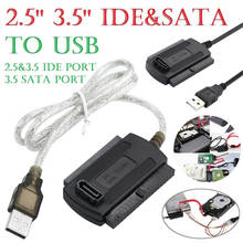 2.5 3.5 SATA IDE To USB Adapter Cable Lead For Hard Disk Drive HDD CD DVD RW Rom For Computer PC Converter Laptop Cable 2024 - buy cheap