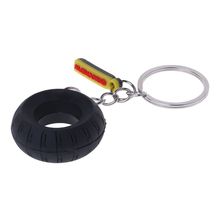 Motorcycle Tyre Keychain Tire Keyring Key Ring Keyfob Rubber Car Auto Beautiful Gift Car Interior Accessories Car-styling M77 2024 - buy cheap