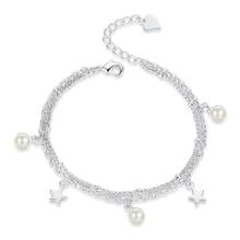 New Hot Pearls Stars Double Chain Bracelets For Women Jewelry Accessories Gifts Bracelets Bileklik SAB9 2024 - buy cheap