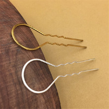 BASEHOME 10pcs 105mm U Shape Hairpins Hair Sticks Hair Pin Hairpin Hair Wear Findings DIY Vintage Jewelry 2024 - buy cheap