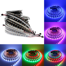 Tira de luces Led RGB WS2811 WS2812, resistente al agua, 5m, 5V, 12 V, 5050, 5V, 12 V, 30/60/144 led/m, cinta Led de Color de ensueño 2024 - compra barato