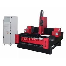 AccTek cnc stone router machinery with 5.5kw water cooling spindle motor/ Heavy duty structure cnc router for stone 2024 - buy cheap