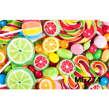 LB Polyester & Vinyl Colored lollipops Chocolate Beans Sweet  Photography Photo Background Studio Backdrop For Childen Decor 2024 - buy cheap