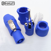 Eclyxun 1 шт. хорошее качество синий громкоговоритель 3-полюсный штекер совместимый аудио кабель Разъемы 2024 - купить недорого