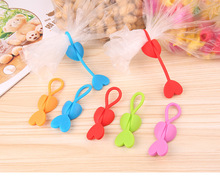 50PCS Cute Love Heart Earphone Headphone Winder Cable Cord Wrap Organizer Holder for iPhone 4 5 5s 6/6s For Food bags 2024 - buy cheap