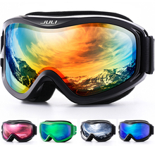 Ski Goggles,Snow Sports Snowboard Over Glasses Goggles with Anti-fog UV Protection Double Lens for Men Women & Youth Snowmobile 2024 - buy cheap