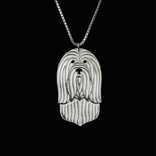 Bearded Collie  - Gold and silver pendant and necklace jewelry 2024 - buy cheap