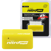 Auto ECU ChipTuning BOX Nitro OBD2 Scanner for Gasoline Car Auto Diagnostic Performance Engine Speed NitroOBD2 Save Power Yellow 2024 - buy cheap