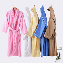 Cotton Men's Bath Robe Long-sleeve Kimono Pajamas For Men Bathrobe Male Spa Night Dress Gown Hombre Sleepwear  Wedding 2024 - buy cheap