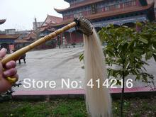 high quality Tai chi fuchen true horsetail mahogany Rod Masson master Taoism Buddhist monkTaiji martial arts kungfu 100cm 2024 - buy cheap