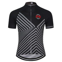 Camisa de ciclismo preta retrô 2019, roupas de bicicleta, venda por atacado, pode personalizar roupas de corrida, ding mira mtb 2024 - compre barato