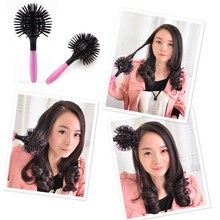 3D Round Hair Brushes Comb Salon make up 360 degree Ball Styling Tools Magic Detangling Hairbrush Heat Resistant Hair Comb 2024 - buy cheap