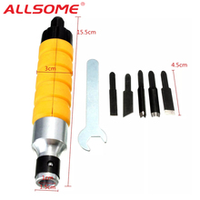 ALLSOME Electric Engraving Chisel Carving Woodworking Carving Machine Tool with 5 Carving Blades And1 Wrench Hand Tools GT030 2024 - buy cheap