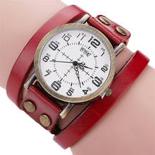 CCQ Brand Vintage Watches PU Leather Bracelet Watch  Feminino Montre Femme Men Women Quartz Wrist watch relogio masculino 2016 2024 - buy cheap