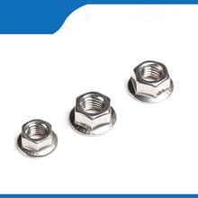 m6 flange nut 304 stainless steel flange nuts hexagon nuts anti-slip tooth nuts M3 M4 M5 M6 M8 M10 M12 M16 2024 - buy cheap