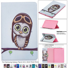 Funda blanda con dibujos animados para Samsung, carcasa con soporte pintado a la moda para tableta, T510, T710, T560, T550, T580, T280, T380, T720, T290, P610, T870 2024 - compra barato