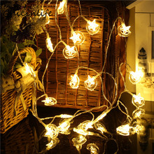 Chicinlife 1M Moon Star 10 Led String Light Xmas Ramadan Wedding Party Decoration Party Light Eid Decor 2024 - buy cheap