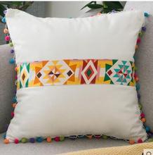 Southeast Asian national wind hug pillowcase Style sofa cushion cover Large 60x60 cushion cover square 2024 - buy cheap