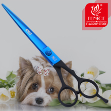 Fenice 7.0 inch Professional Grooming Pet Scissors Blue&Black Dog's Hair Cutting Shears Animal Grooming Tools 2024 - buy cheap