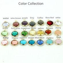 50PCS Mixed Crystal Faceted Beads 10mm Round Colorful Glass Crystal Pendant Connector Jewelry Findings 2024 - buy cheap