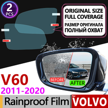 Película antiniebla para espejo retrovisor de VOLVO, accesorios antiniebla para V60 2011 ~ 2019, Rdesign 2012, 2013, 2014, 2015, 2016, 2017 2024 - compra barato