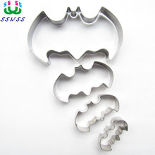 One,Two,Three,Four Bats Shape Cake Decorating Fondant Cutters Tool,Cartoon style Cake Biscuit Baking Mold,Direct Selling 2024 - buy cheap