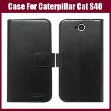 Funda de cuero abatible para Caterpillar Cat S40, protector exclusivo de alta calidad en 6 colores, novedad 2024 - compra barato