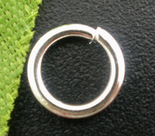 Doreen Box, anillos abiertos de color plateado, 7mm de diámetro, 500 Uds. Accesorios (B03065) 2024 - compra barato
