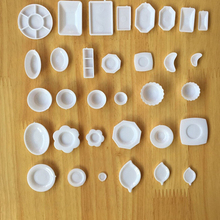 33 unids/set de muñeca de plástico accesorios de cocina Mini vajilla miniaturas taza plato Decoración Juguetes para las niñas de los niños de alta calidad 2024 - compra barato