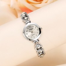 Часы наручные Lvpai женские, модные серебристые роскошные стальные, с браслетом 2024 - купить недорого