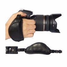 Genuine Leather Camera Strap Hand Grip Wrist Strap Belt for Nikon D7100 D5500 D5300 D3300 D610 for Canon 550D 1100D for Sony 2024 - buy cheap