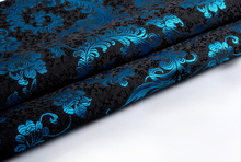 Парчовая ткань с голубыми перьями, дамасский жаккард, одежда, костюм, обивка, занавеска, ткань в стиле пэчворк 75 см * 50 см 2024 - купить недорого