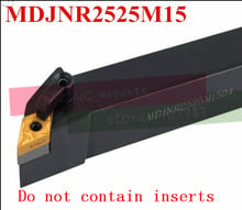 MDJNR2525M15, 25*25*150mm Metal Lathe Cutting Tools,CNC Turning Tool,Lathe Machine Tools, External Turning Tool Type MDJNR/L 2024 - buy cheap