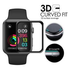 3D Curved Full Cover Tempered Glass For Apple Watch 4 3 2 1 5 Screen Protector Cover 40 44 38 42mm Hydrogel TPU Film for iWatch 2024 - buy cheap