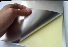 50 Sheets A4 silver sticker labels glossy gold Self adhesive sticker label for laser printer black sticker labels in A4 sheet 2024 - buy cheap