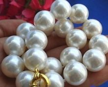 Raro enorme 16mm Mar del Sur blanco Shell collar de perlas AAA 2024 - compra barato
