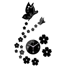 2016 новые настенные часы кварцевые часы diy часы-Зеркало акриловое искусство безопасный современный дизайн 3d домашний Декор Гостиная Бесплатная доставка 2024 - купить недорого