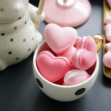 Ornamentos de bolo simulado em formato de coração, decoração para festa de casamento, presente de dia dos namorados 2024 - compre barato