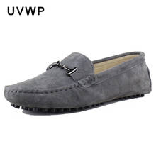Men Casual Suede Loafers Solid Genuine Leather Driving Shoes Moccasins Slip on Men Formal Loafers Shoes Male Dress Loafers 2024 - buy cheap