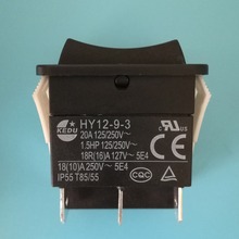 1 pçs kedu HY12-9-3 6 pinos botão de pressão em fora no interruptor de balancim interruptores de botão para ferramentas elétricas 125/250 v 18/20a 2024 - compre barato