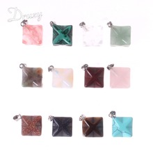 Free Shipping 12pcs/lot New Arrival Natural Crystal Stone Star of David Pendant Necklace Jewelry Hexagram Pendulum Wholesale 2024 - buy cheap