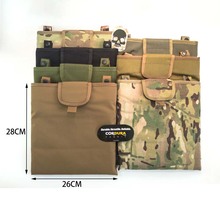 Outdoor Multipurpose Foldable Dump Pouch Tactical Vest Molle Attachment Pouch Storage Bag Cordura DuPont fabric 2024 - buy cheap
