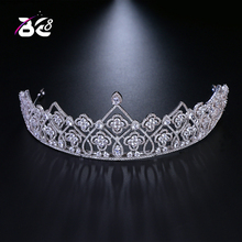 Be 8 Hot Fashion Beauty Full AAA CZ Sparkling Hair Jewelry Wedding Bridal Tiara Crown For Women Accessories Jewelry H089 2024 - buy cheap